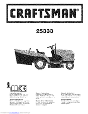 Craftsman 25333 Instruction Manual