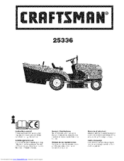 Craftsman 25336 Instruction Manual