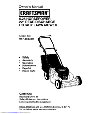 Craftsman 917.388340 Owner's Manual
