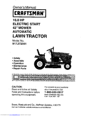Craftsman 917.272061 Owner's Manual