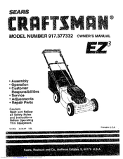 Craftsman 917.377332 Owner's Manual