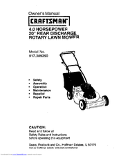 Craftsman 917.389250 Owner's Manual