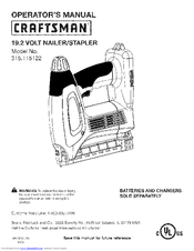 Craftsman 315.115122 Operator's Manual