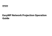 Epson PowerLite 470 Operation Manual