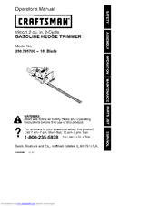 Craftsman 358.795700 Operator's Manual