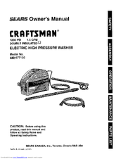 Craftsman 580.677130 Owner's Manual