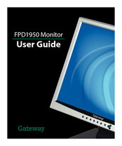 Gateway FPD1950 User Manual