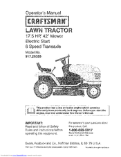 Craftsman 917.25350 Operator's Manual