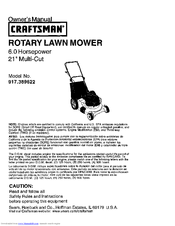 Craftsman 917.389622 Owner's Manual