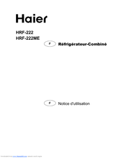 Haier HRF-222 Notice D'utilisation