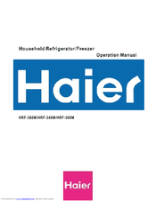 Haier HRF-340M User Manual