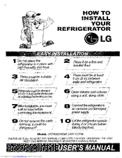 LG LRTN09314SW Installation Instructions Manual