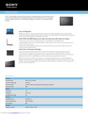 Sony VPCEH1CFX User Manual