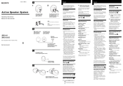 Sony SRS-A5 Operating Manual (English,Español) Manual