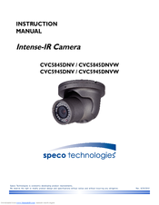 Speco CVC5845DNVW Instruction Manual