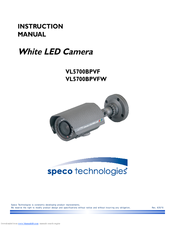 Speco VL5700BPVF Instruction Manual