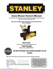 Stanley 45SS Owner's Manual