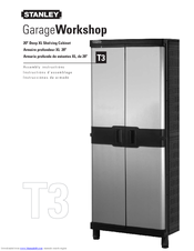 Stanley Garage Workshop T3 Assembly Instructions Manual