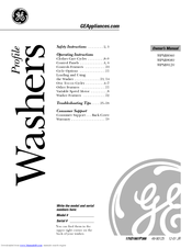 GE WPSB8060 Owner's Manual