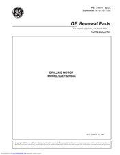 GE 5GE752RB3A Parts Bulletin
