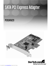 StarTech.com PEXSATA22I User Manual