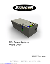 Stinger MC2 POWER SYSTEMS User Manual