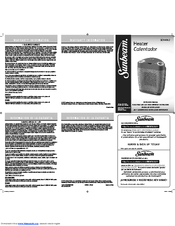 Sunbeam Calentador SCH4062 Instruction Manual