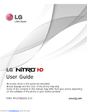 LG Nitro HD User Manual