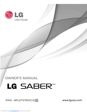 LG SABER Owner's Manual