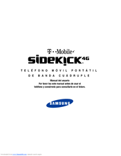 Samsung T-Mobile Sidekick 4G Manual Del Usuario