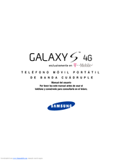 Samsung Galaxy S 4G T959 Manual Del Usuario