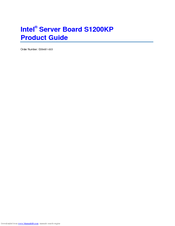 Intel DBS1200KP Product Manual