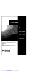 Sunrise Medical Quickie LXI User Instruction Manual