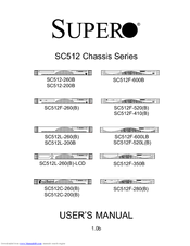 Supero SC512-260B User Manual