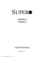 Supero H8QM3-2 User Manual