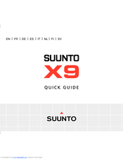 Suunto X9 Quick Manual