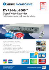 Swann DVR8-NET-8000 Specification