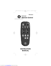 GE RM94903 Instruction Manual