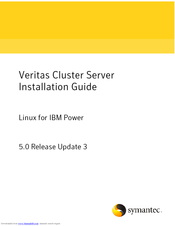Symantec Veritas Cluster Server 5.0 Update 3 Installation Manual