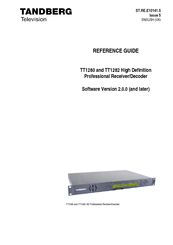 TANDBERG TT1282 Reference Manual