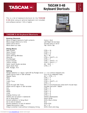 Tascam X-48 User Manual
