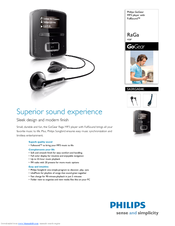 Philips SA3RGA04K Brochure