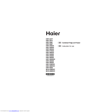 Haier 398AE User Manual