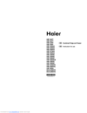 Haier 398AE User Manual