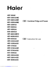 Haier HRF-348HAAME User Manual