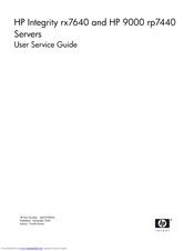 HP Integrity rx7640 Service Manual