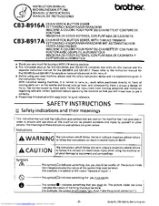 Brother BM-916A Instruction Manual