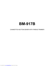 Brother BM-917B Instruction Manual