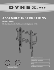 Dynex DX-DRTVM102 User Manual