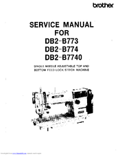 Brother DB2-7740 Service Manual